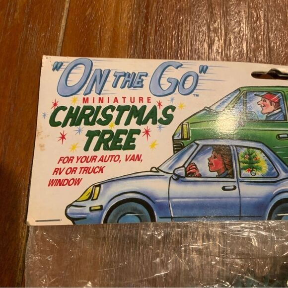 NWT Vintage “On the Go” Christmas Tree for Auto Window Lights Up - Picture 5 of 5